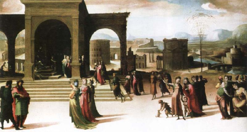 Domenico Beccafumi the story of papirius Sweden oil painting art